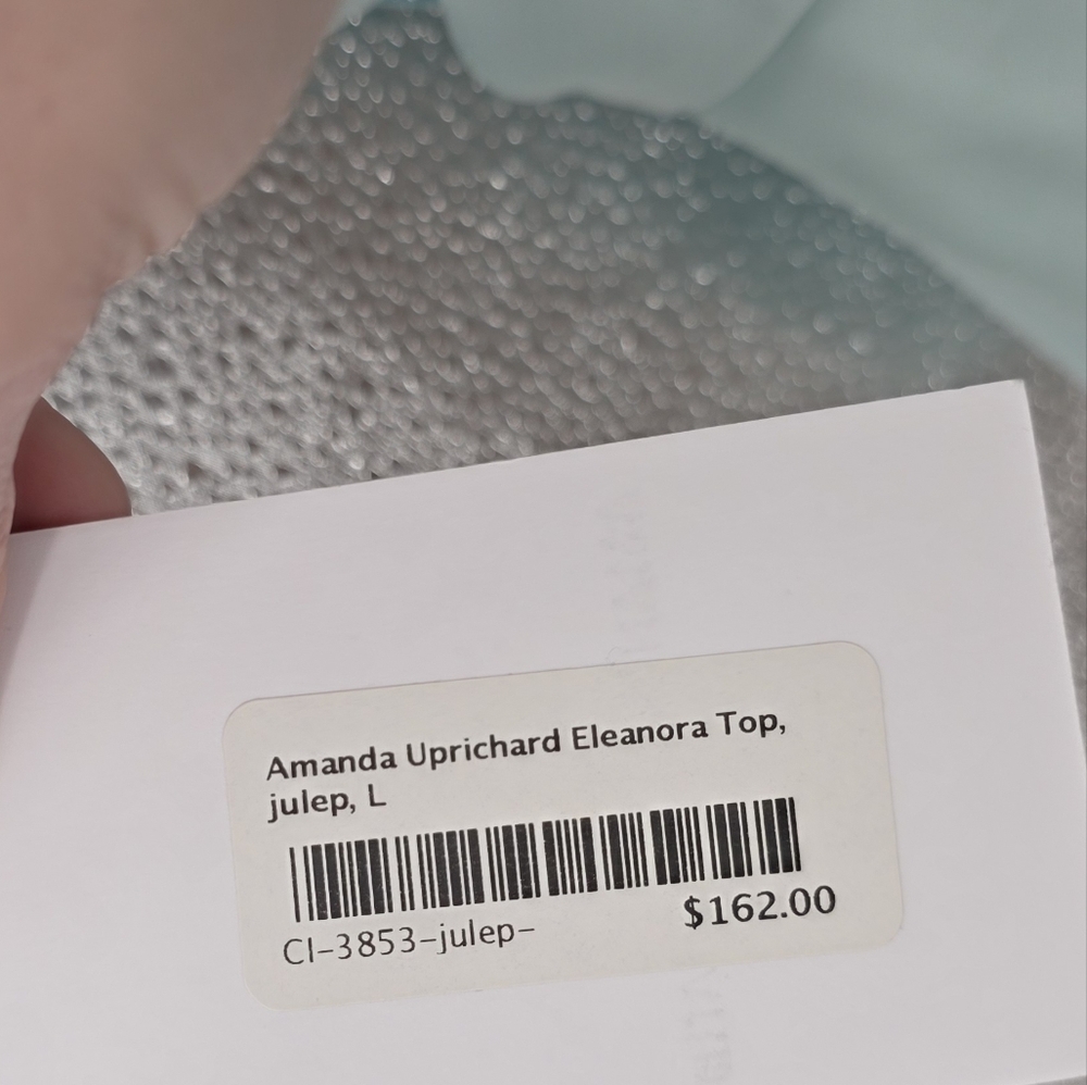 New Amanda Uprichard Eleanora Top Large - Picture 2 of 6